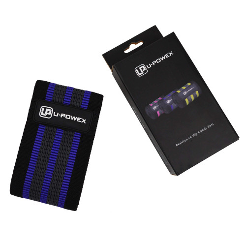 Фітнес резинка U-Powex Pro (Фіолетова 55-110 кг)