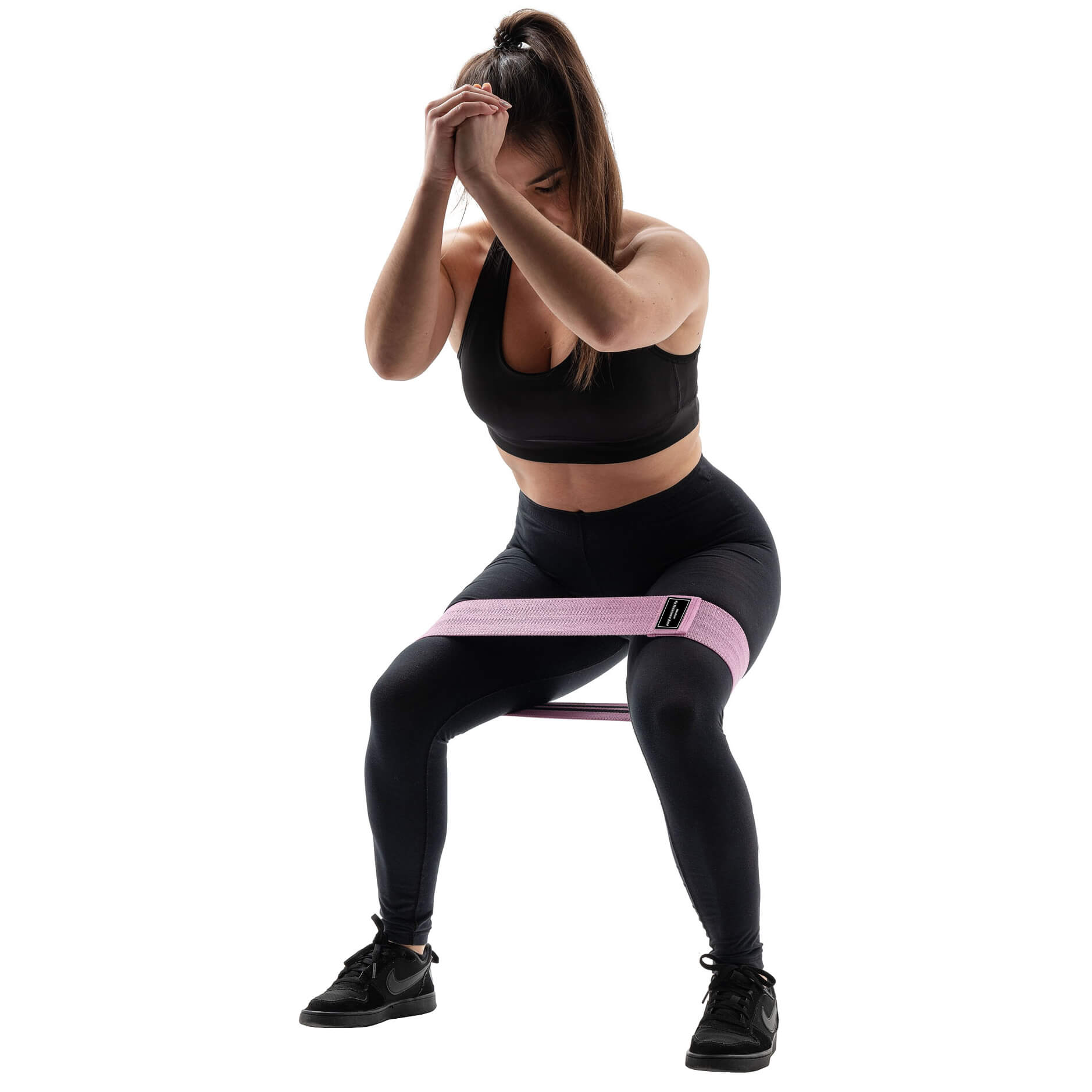 Фітнес резинки Zakerda Hip Resistance Band (Рожева 13-22 кг)