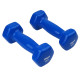 Набір вінілових гантелей Ironbull Profi 2х1 кг (Blue)
