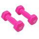 Набір вінілових гантелей Ironbull Profi 2х1 кг (Pink)