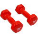 Набір вінілових гантелей Ironbull Profi 2х2 кг (Red)