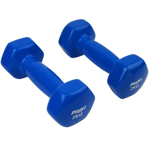 Набір вінілових гантелей Ironbull Profi 2х2 кг (Blue)