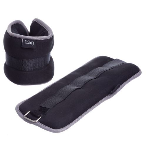 Обважнювачі для ніг і рук Ironbull 2 х 1.5 кг (Black Gray)