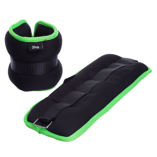 Обважнювачі для ніг і рук Ironbull 2 х 2 кг (Black Lime)