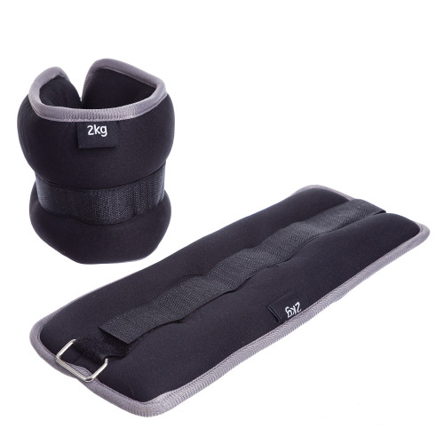 Обважнювачі для ніг і рук Ironbull 2 х 2 кг (Black Gray)