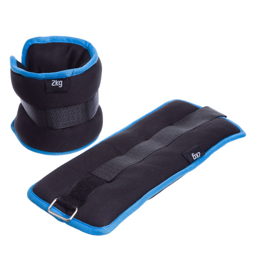 Обважнювачі для ніг і рук Ironbull 2 х 2 кг (Black Blue)