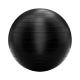 М'яч для фітнесу Ironbull Fit Ball 65 см (Black)