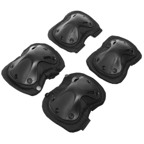 Тактичні наколінники та налокітники Ironbull Xtak (Black)