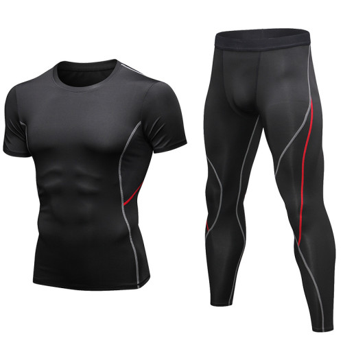 Комплект тайтси + футболка Ironbull Pro 91204 (Black Red)