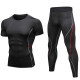 Комплект тайтси + футболка Ironbull Pro 91204 (Black Red)