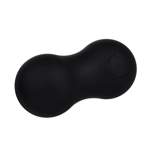 Масажний м'яч подвійний Ironbull Shark Trigger Point  6.5 см (Black)