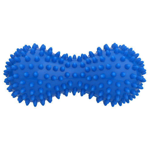 Масажний м'яч подвійний Ironbull DuoBall Spike 7 см (Blue)