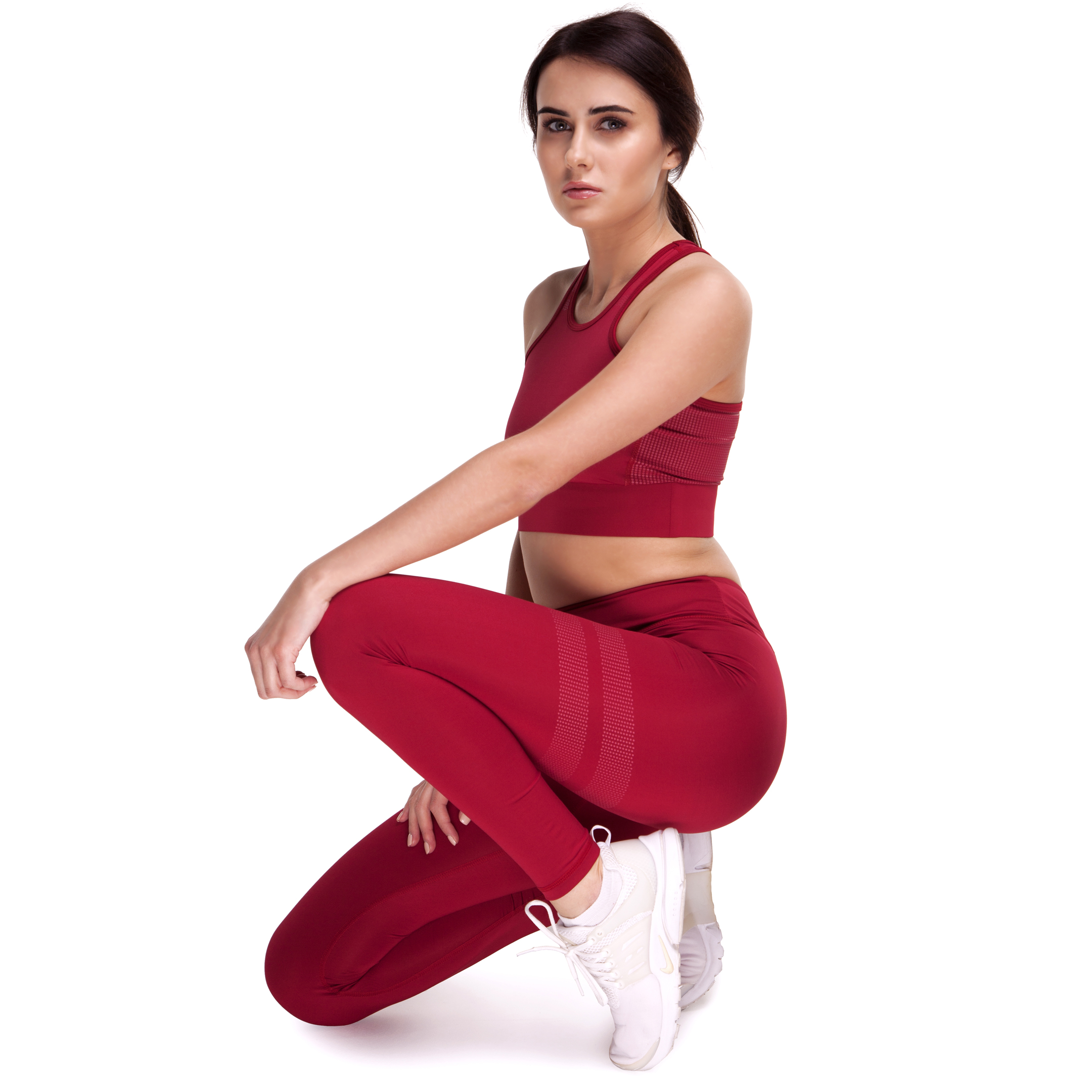Комплект для фітнесу Ironbull (Burgundy)
