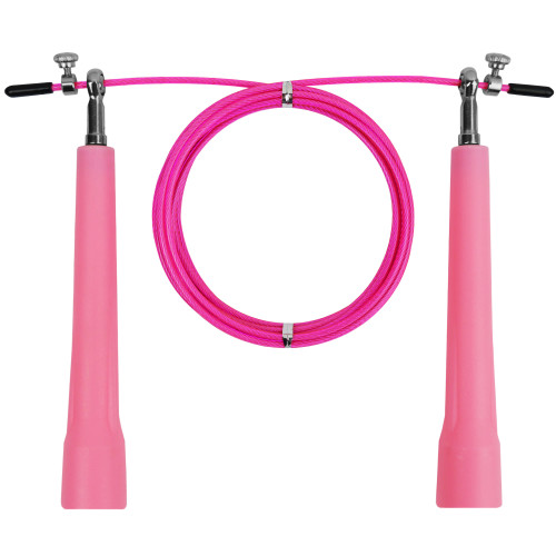 Швидкісна Кроссфіт Скакалка Ironbull Ultra Speed (Pink)