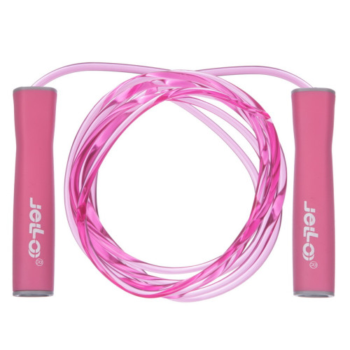 Скакалка швидкісна Ironbull Jello Fitness (Pink)